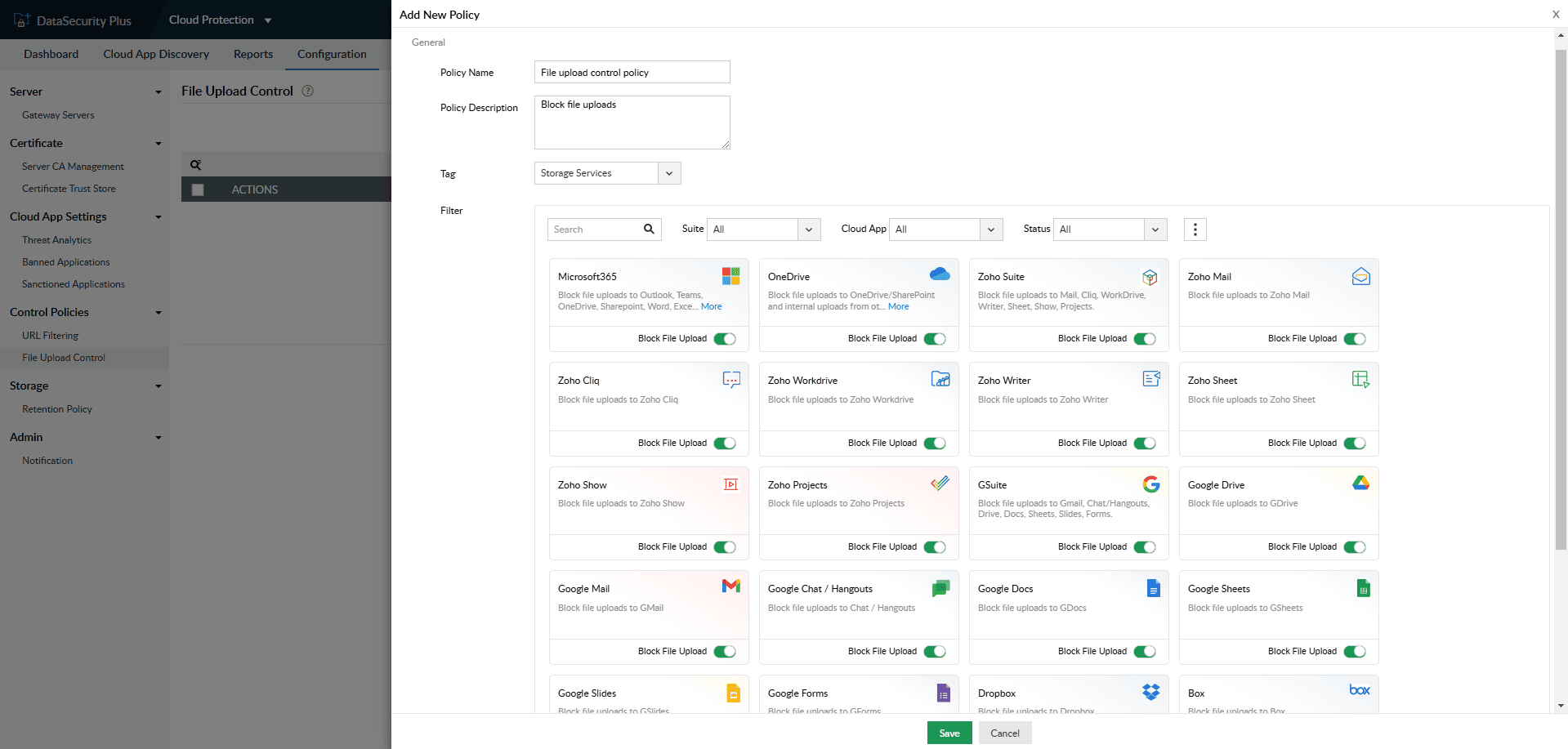 ManageEngine DataSecurity Plus DLP