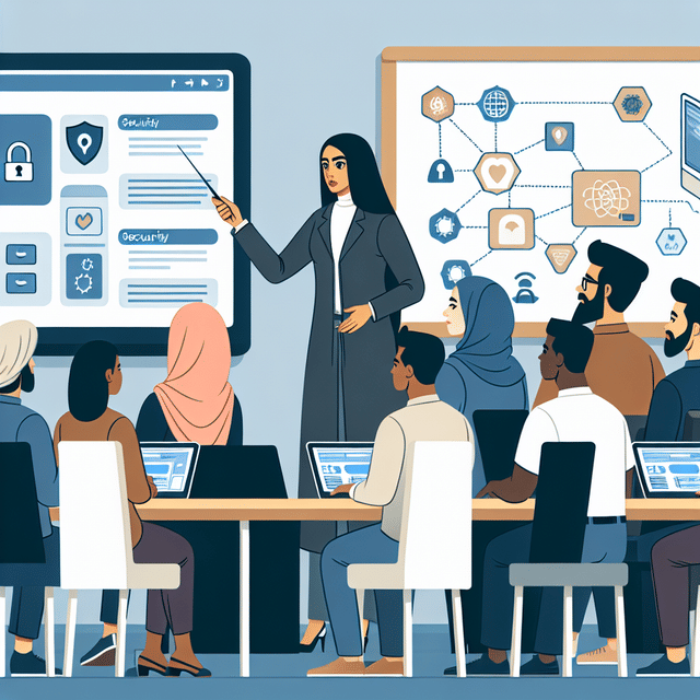 Cybersecurity training session