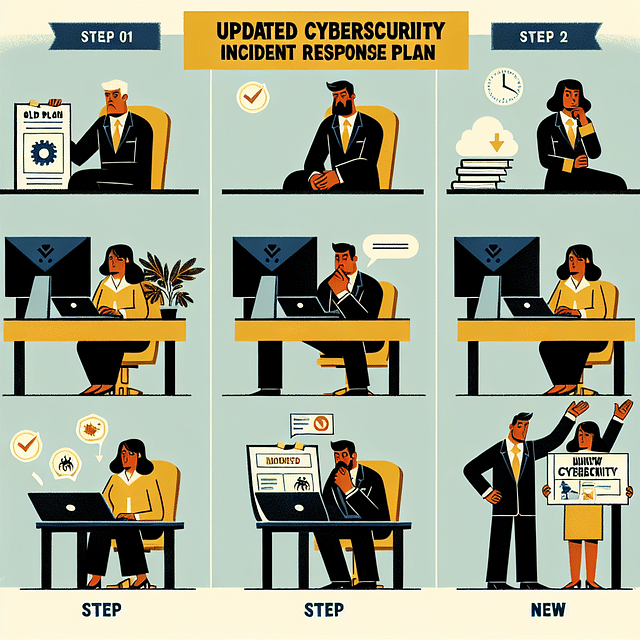 updating a cybersecurity incident response plan document