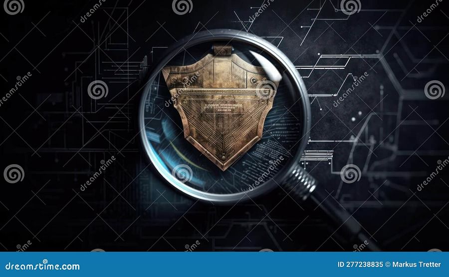 A shield symbolizing strong network security