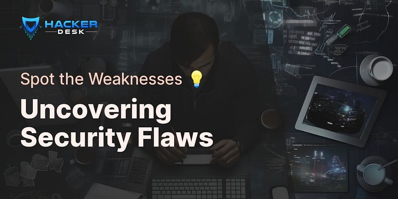 Uncovering Security Flaws - Spot the Weaknesses 💡