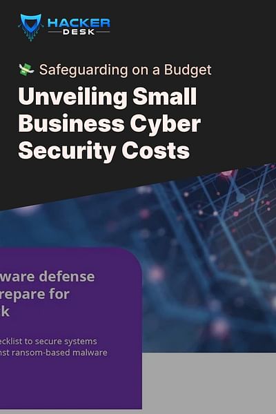 Unveiling Small Business Cyber Security Costs - 💸 Safeguarding on a Budget