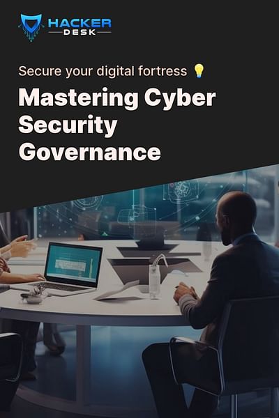 Mastering Cyber Security Governance - Secure your digital fortress 💡