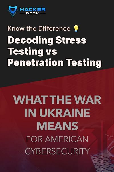 Decoding Stress Testing vs Penetration Testing - Know the Difference 💡