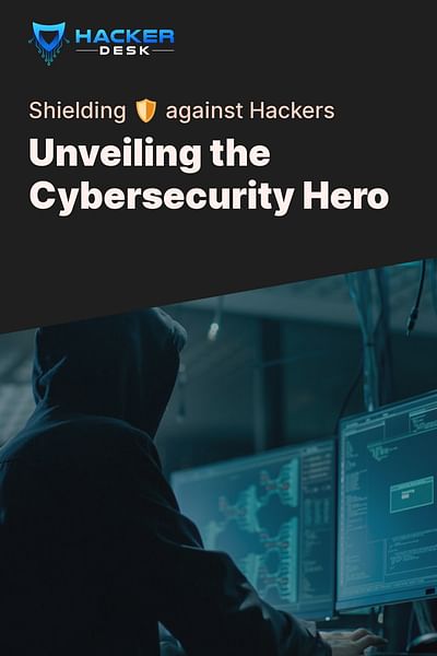 Unveiling the Cybersecurity Hero - Shielding 🛡️ against Hackers