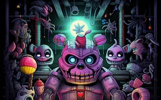 Are there any lesser-known elements in Five Nights at Freddy's (FNAF)?